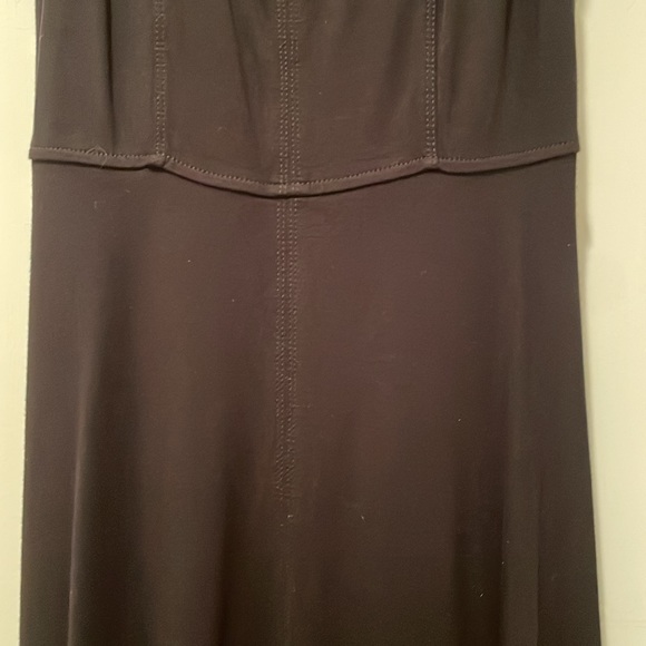 LOFT long-line black dress - Picture 4 of 8